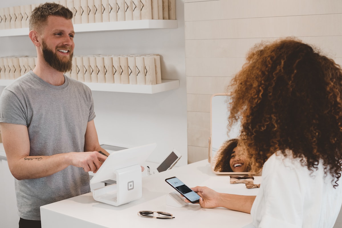 E-commerce business managing orders and customer support